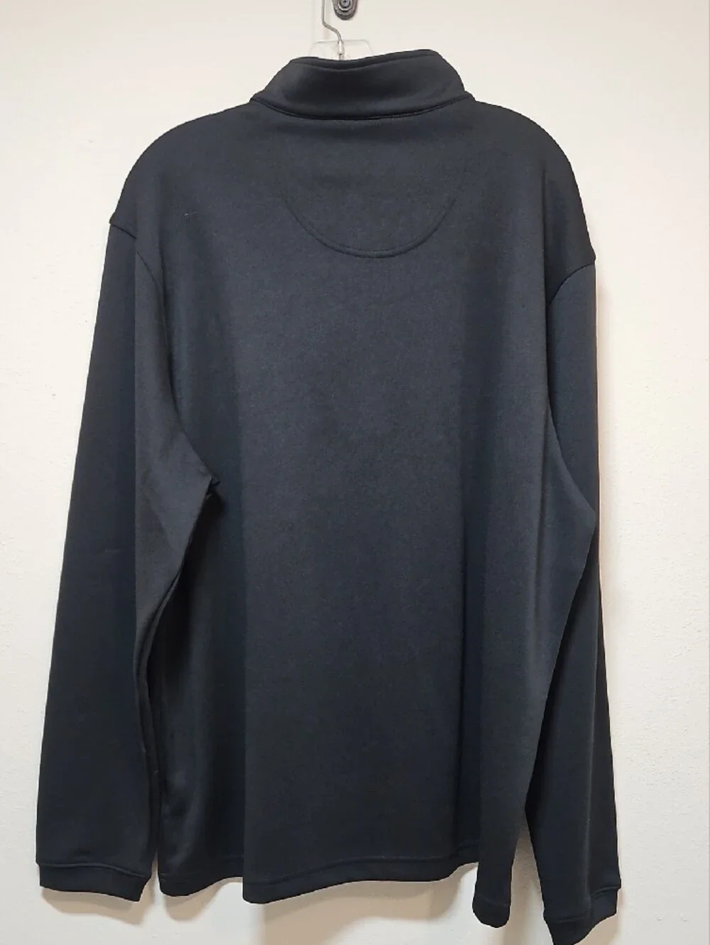 Pebble Beach Xl Black Quarter-Zip Pullover Thick Shirt